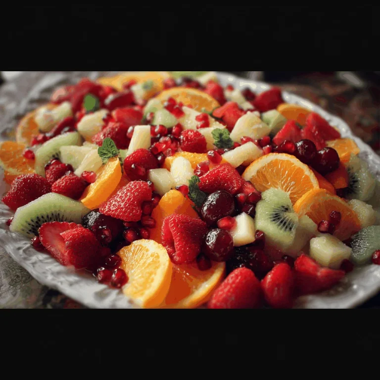 A delicious plate of The Best Fruit Salad for Parties