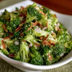 A delicious plate of Broccoli Salad Recipe