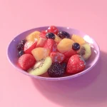 A delicious plate of Fruit Salad