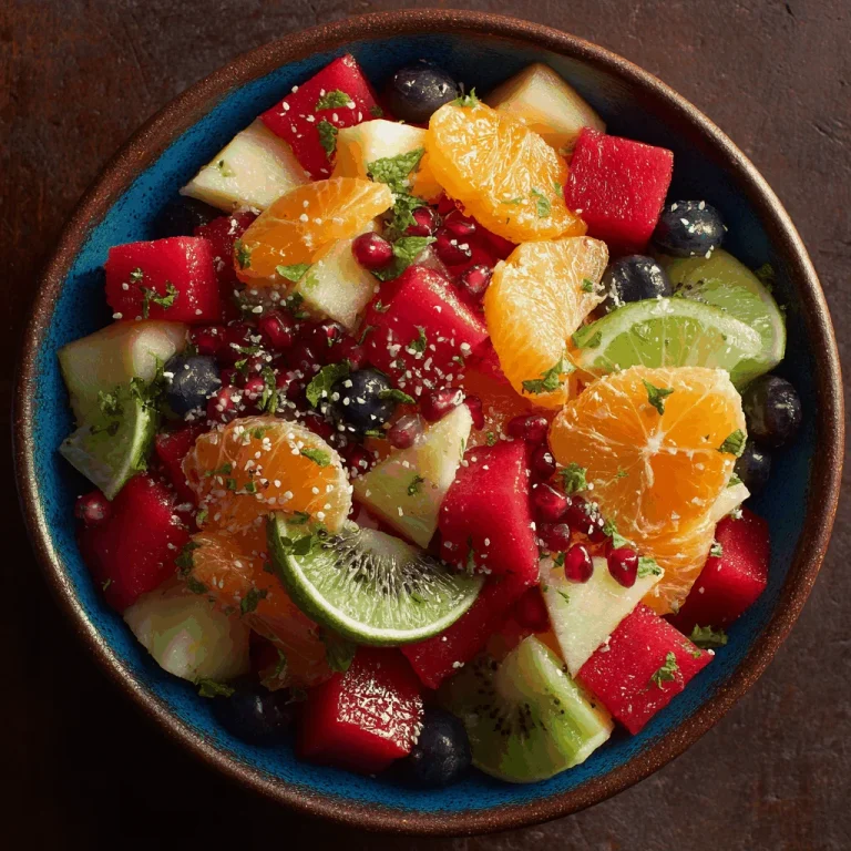 A delicious plate of Mexican Fruit Salad