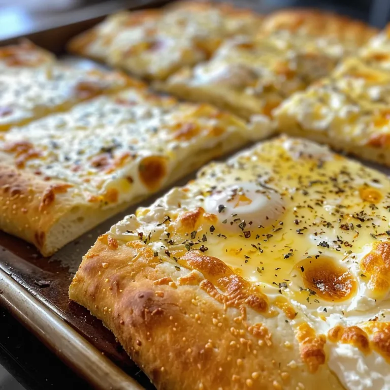 Close-up of golden-brown cottage cheese flatbread with a textured surface.