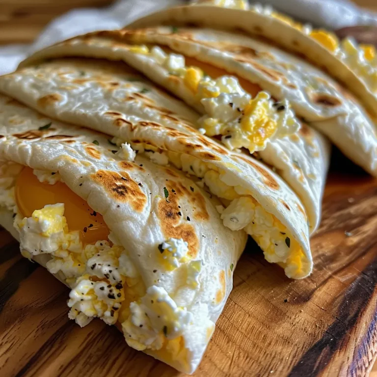 Close-up of a delicious cottage cheese wrap with a side view, highlighting its texture.