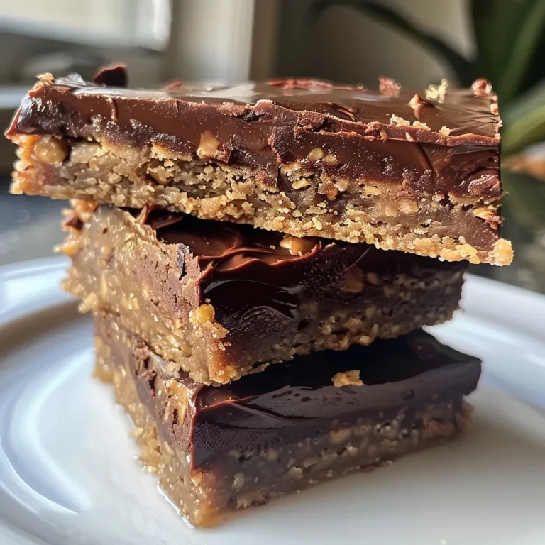 Close-up of a slice of No Bake Nutella Bars showing a creamy texture.
