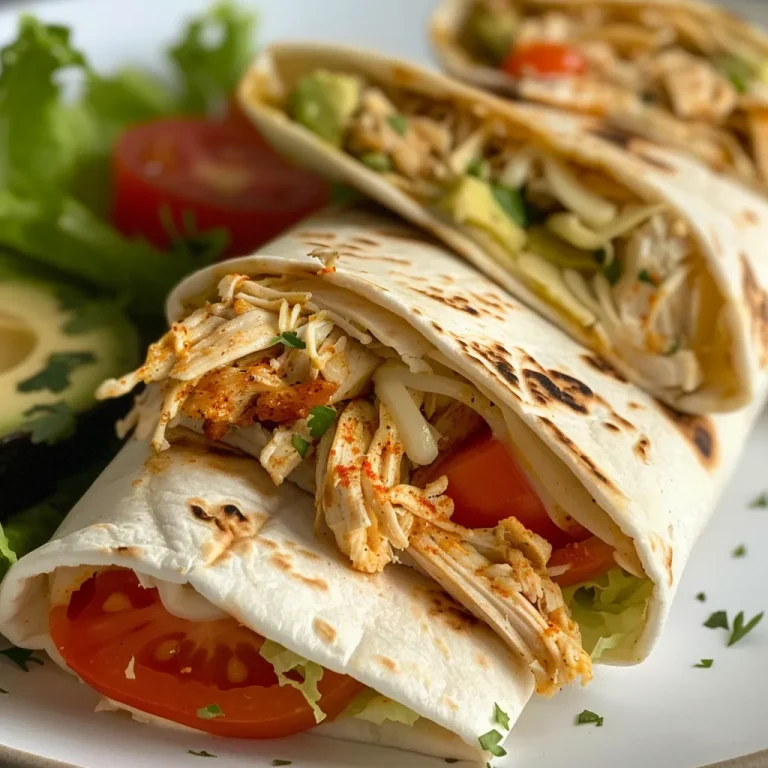 A close-up view of crispy air fryer chicken wraps filled with melted mozzarella and fresh vegetables.