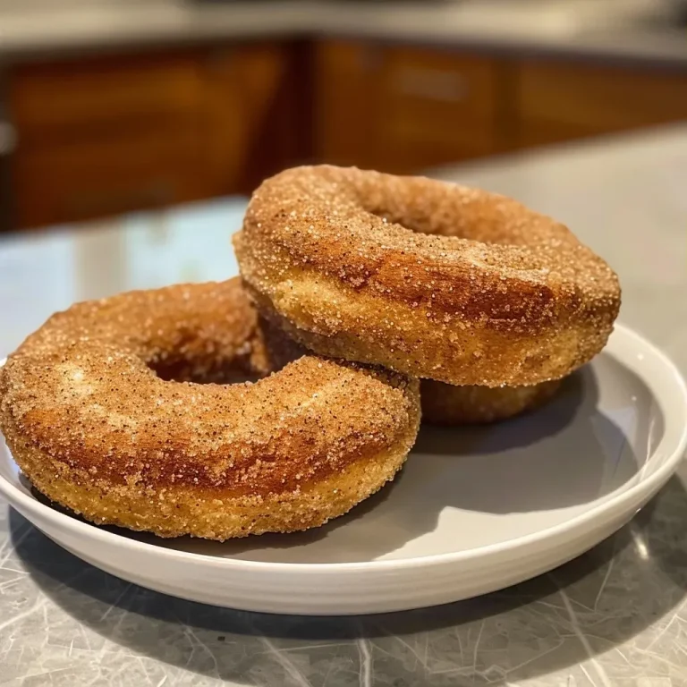 ['Close-up view of healthy apple cider protein donuts with a golden-brown glaze.', 'Side view of moist apple cider donuts topped with a light sprinkle of cinnamon.', 'Delicious-looking protein donuts made with apple cider, showing a soft texture.', 'Juicy apple cider donuts, showcasing their round shape and healthy ingredients.']