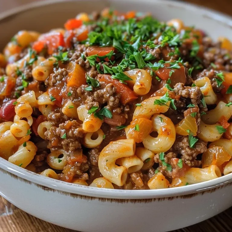 ['Close-up of a steaming bowl of Chili Mac topped with shredded cheddar cheese and fresh parsley.', 'Side view of a delicious Chili Mac dish, showcasing macaroni, ground beef, and vibrant spices.', 'Close-up image of Chili Mac with melted cheese, beans, and a rich tomato sauce.', 'Delicious bowl of Chili Mac, featuring a colorful mix of ingredients including macaroni and spices.']