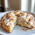 ['A close-up side view of golden-brown Cinnamon Roll Protein Scones on a white plate.', 'A freshly baked Cinnamon Roll Protein Scone, showcasing a fluffy texture and cinnamon swirls.', 'An appetizing Cinnamon Roll Protein Scone with a glossy brown sugar glaze, placed on a rustic wooden background.', 'A vibrant close-up of Cinnamon Roll Protein Scones, highlighting their soft, doughy layers and topped with cinnamon sugar.']