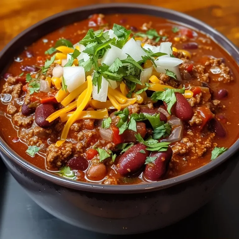 ['Close-up view of a bowl of classic slow cooker chili with ground beef and beans.', 'Juicy classic slow cooker chili featuring diced tomatoes and spices, served in a rustic bowl.', 'Side view of hearty slow cooker chili with visible beans, tomatoes, and herbs.', 'Richly textured classic chili made with ground beef, beans, and spices in a serving dish.']