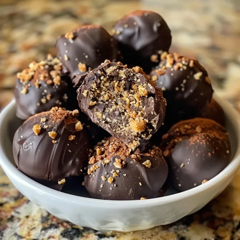 ['Close-up side view of glossy coffee toffee truffles with a sprinkle of cocoa powder.', 'A delicious arrangement of rich coffee toffee truffles, showcasing a smooth chocolate exterior and toffee bits.', 'Side profile of decadent coffee toffee truffles, highlighting their shiny coating and textured toppings.', 'A tempting look at indulgent coffee toffee truffles, featuring a blend of chocolate and toffee bits.']
