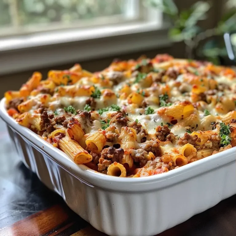 ['A close-up side view of Cottage Cheese Protein Pasta Bake with ground beef and melted cheese on top.', 'Juicy Cottage Cheese Protein Pasta Bake, featuring layers of pasta, beef, and cheese in a baking dish.', 'A tantalizing view of Cottage Cheese Protein Pasta Bake, showing the golden mozzarella and fresh parsley garnish.', 'A hearty serving of Cottage Cheese Protein Pasta Bake, highlighting the ingredients nestled within the dish.']