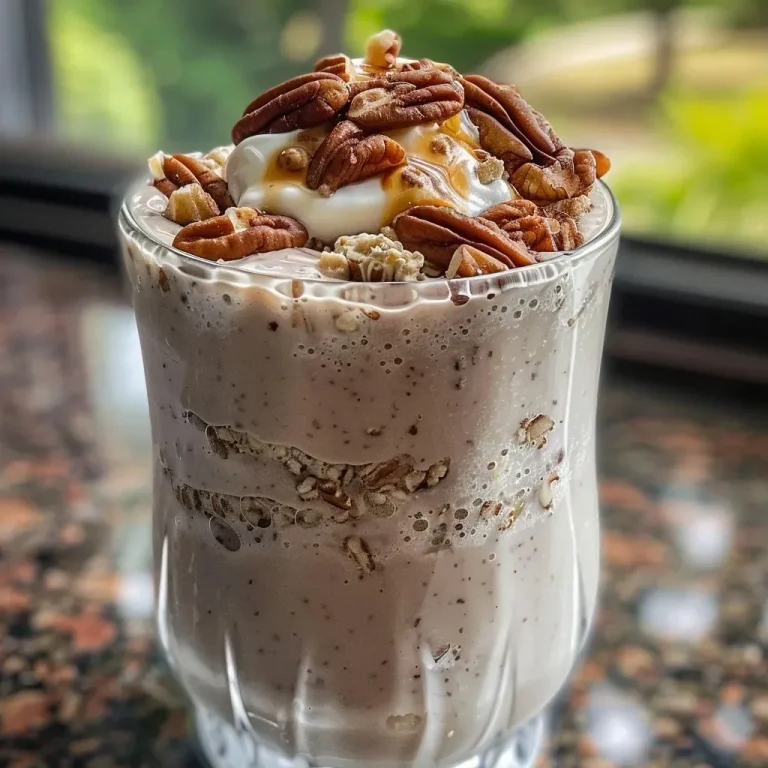 ['Close-up view of a creamy high-protein dessert topped with pecans and syrup.', 'Side view of a delicious maple pecan ice cream-like treat in a bowl.', 'Detailed shot of a smooth high-protein dessert featuring crushed pecans and a drizzle of maple syrup.', 'Luscious high-protein maple pecan blend in a bowl, showcasing its creamy texture.']
