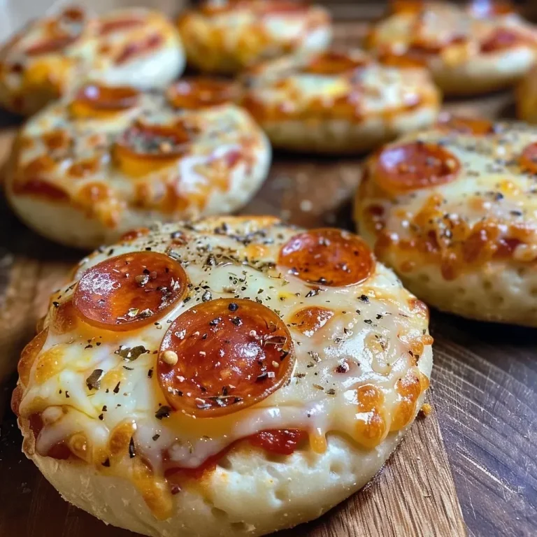 ['Close-up view of golden brown pizza bagel bites topped with mozzarella cheese and pepperonis.', 'Side view of high protein sourdough pizza bagel bites showcasing melted cheese and garnishes.', 'Juicy, crispy bagel bites filled with pizza toppings and a golden crust, captured in a close-up.', 'Appetizing shot of homemade pizza bagel bites, featuring a cheese and pepperoni topping.']