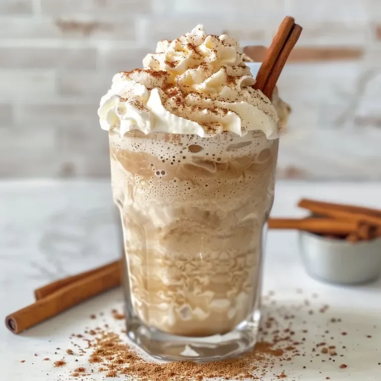 ['Close-up view of a delicious iced cinnamon dolce latte in a glass with whipped cream.', 'Side view of a refreshing iced cinnamon dolce latte topped with whipped cream and cinnamon.', 'Iced cinnamon dolce latte with ice cubes and cinnamon sticks, captured in natural light.', 'Iced cinnamon dolce latte in a clear glass, showcasing layers of coffee and milk with a creamy topping.']