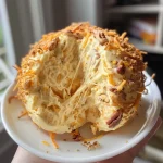 ['Close-up of a Keto Pumpkin Cheese Ball with a golden-brown exterior and chopped nuts on top.', 'Side view of a creamy orange Keto Pumpkin Cheese Ball surrounded by whole pecans and walnuts.', 'Juicy Keto Pumpkin Cheese Ball with a smooth texture and spices visible, placed on a wooden board.', 'Textured Keto Pumpkin Cheese Ball garnished with chopped nuts, presented on a rustic plate.']