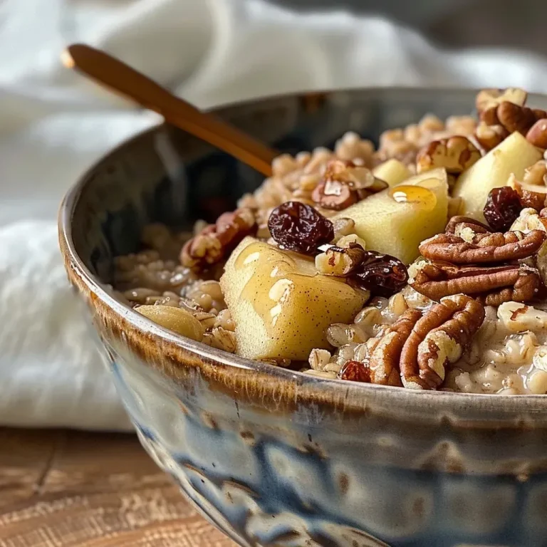 ['Close-up of a bowl filled with Maple Farro Nutty Grain topped with nuts and cranberries.', 'Side view of Maple Farro Nutty Grain highlighting its rich texture and colorful ingredients.', 'Juicy maple-flavored farro dish garnished with toasted pecans, dried fruits, and diced apple.', 'Detailed shot of a nutritious Maple Farro Nutty Grain meal featuring grains and toppings.']