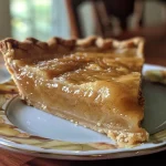 ['A close-up view of a golden-brown Maple Pie with a flaky crust.', 'Side view of a delicious Maple Pie showing its luscious filling and rich color.', 'Juicy Maple Pie captured with an iPhone 15 Pro, highlighting its tempting texture.', 'Detailed side perspective of Maple Pie, featuring a buttery crust and creamy interior.']
