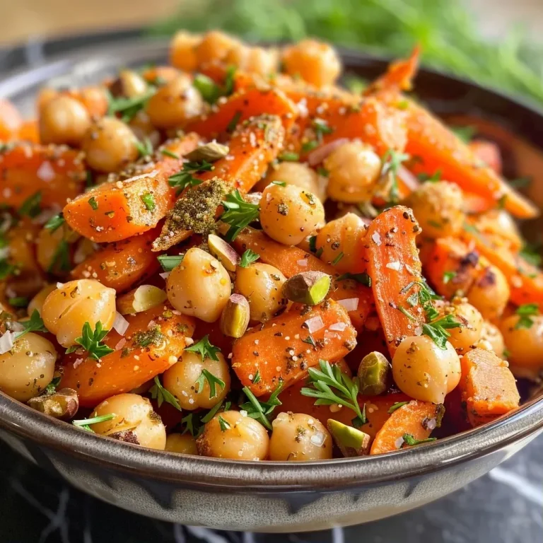 Baked Carrot and Chickpea Salad