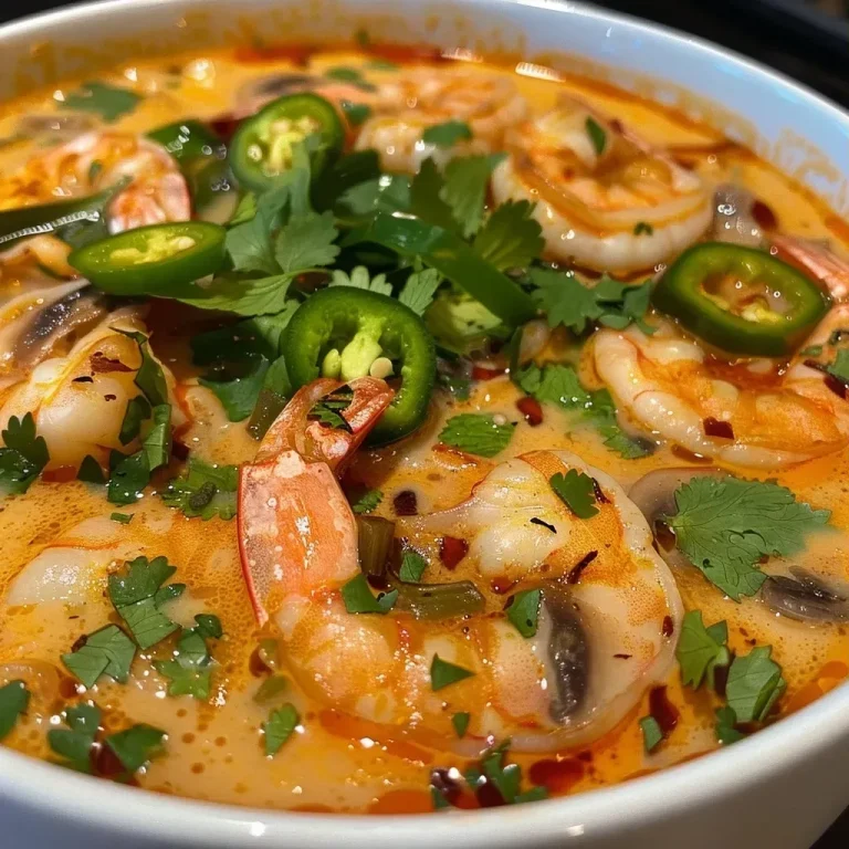 Dive into Comfort: Bold Coconut Shrimp Soup That Dances with Flavor! Coconut Shrimp Soup: A Comforting Bowl of Bold Thai-Inspired Flavor