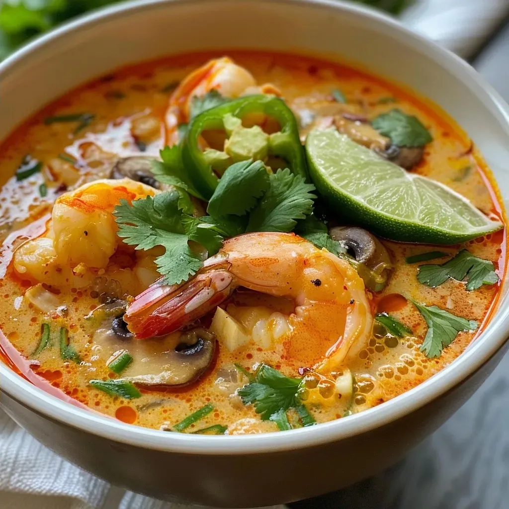 Coconut Shrimp Soup: A Comforting Bowl of Bold Thai-Inspired Flavor