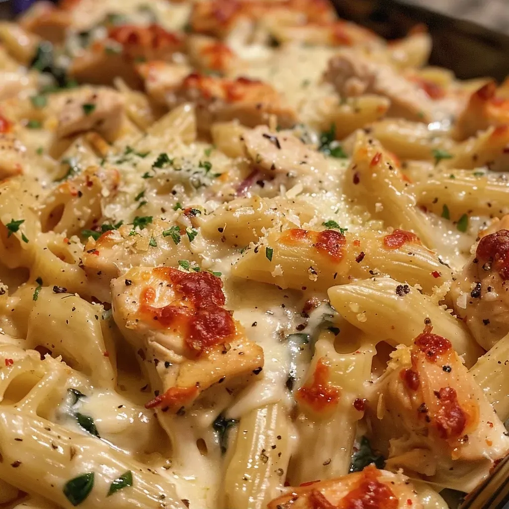 Creamy Chicken Pasta Bake