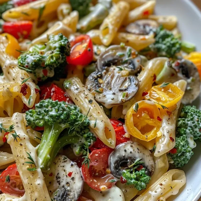 Whirlwind of Flavor: Creamy Veggie Pasta That Dances on Your Taste Buds Creamy Veggie Pasta