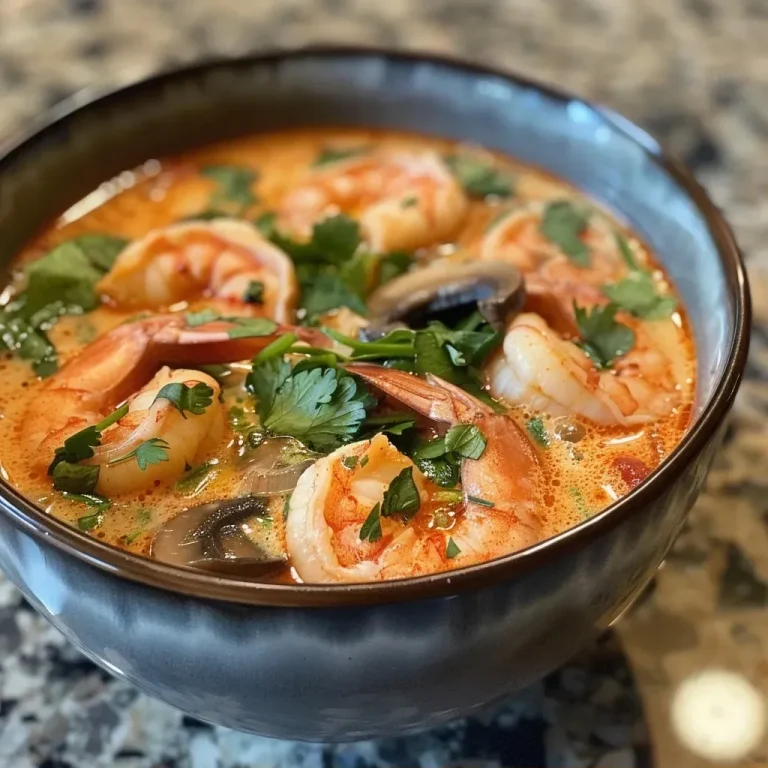 30-Minute Thai Coconut Shrimp Soup: A Flavorful Escape! Delicious Thai Coconut Shrimp Soup Ready in 30 Minutes