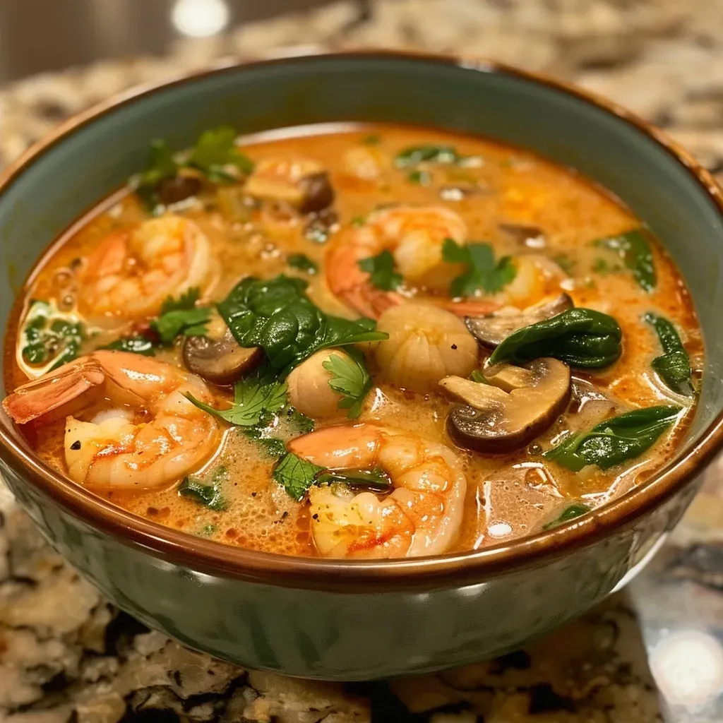 Delicious Thai Coconut Shrimp Soup Ready in 30 Minutes
