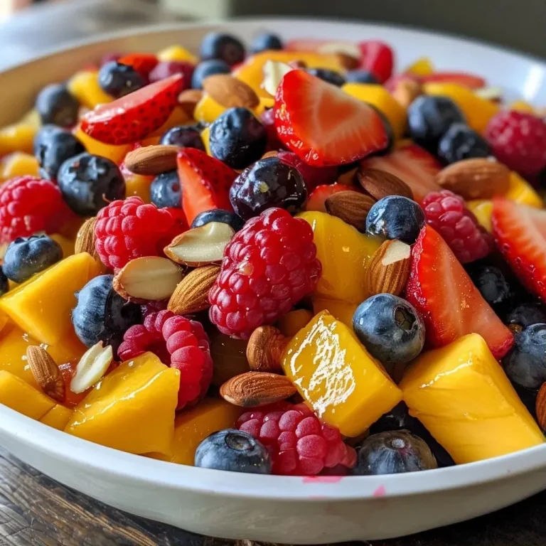 Radiant Mango Berry Fruit Salad: A Burst of Sunshine in Every Bite! Mango Berry Fruit Salad