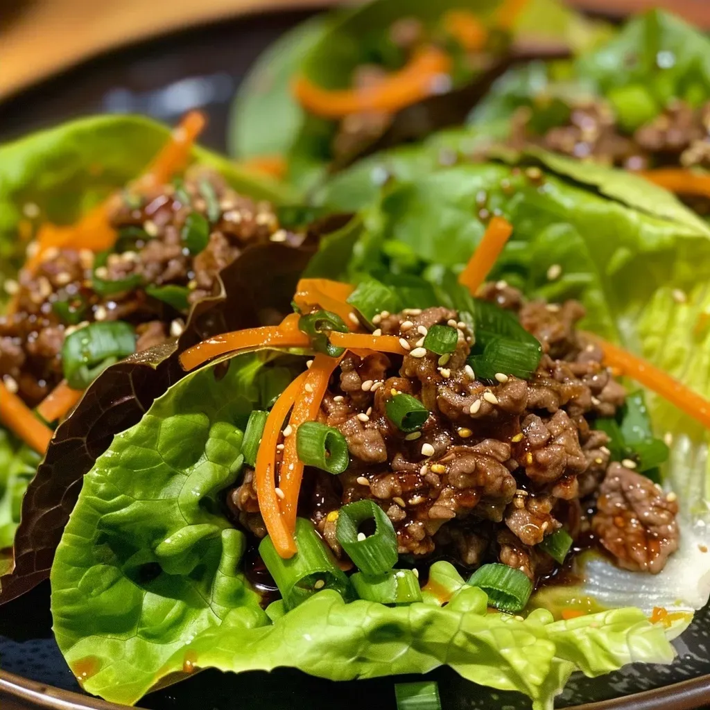 Teriyaki Beef Lettuce Wraps