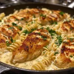 The Best Creamy Chicken and Pasta (Easy Recipe)