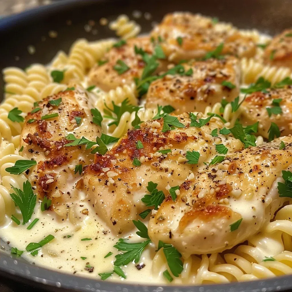 The Best Creamy Chicken and Pasta (Easy Recipe)