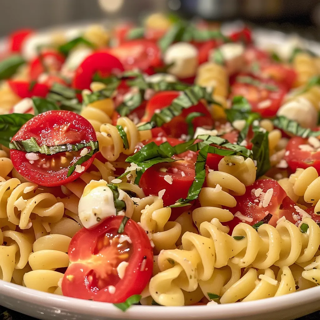 Tomato Mozzarella Pasta Salad: Fresh and Healthy